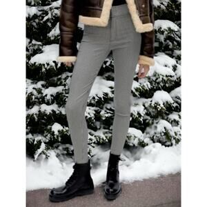 NWT - ZARA Houndstooth High Rise Leggings Size: XS